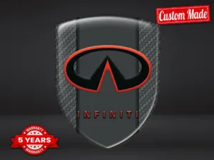 Infiniti Autocollant Silicone Qualité Pro Personnalisable